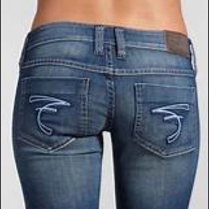 Frankie B skinny jeans with jeweled pockets